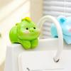 2 Pcs Cartoon Animal Figurine Cute Pig Panda Computer Monitor Decoration Duck Elephant Statues for Office