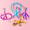 4Pcs Telescopic Suction Cup Versatile Interactive Shape Changing Giraffe
