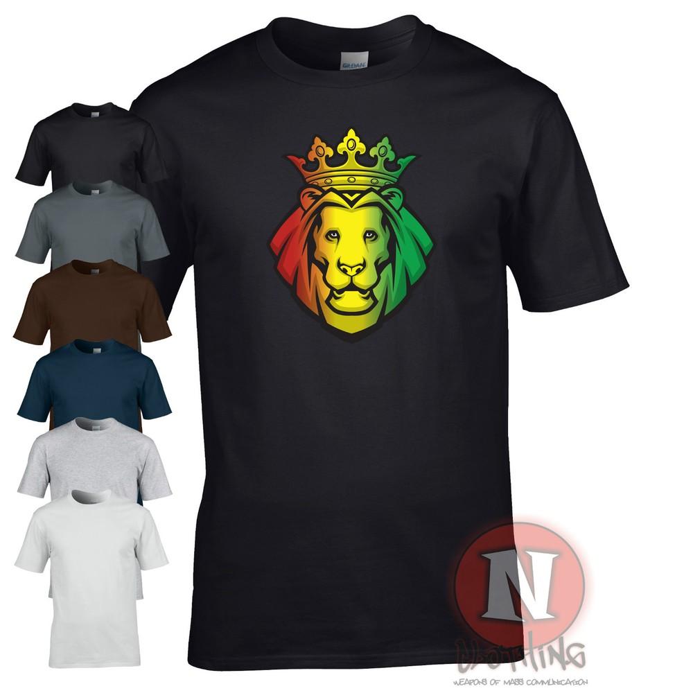 Reggae León Camiseta Estampada Rasta Skank Dub Dancehall Bob Marley Peter Tosh