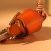 Faux Leather Motorcycle Hanging Decoration Handcrafted Retro Motorbike Keychain Handbag Backpack Christmas Tree Hanging Ornament