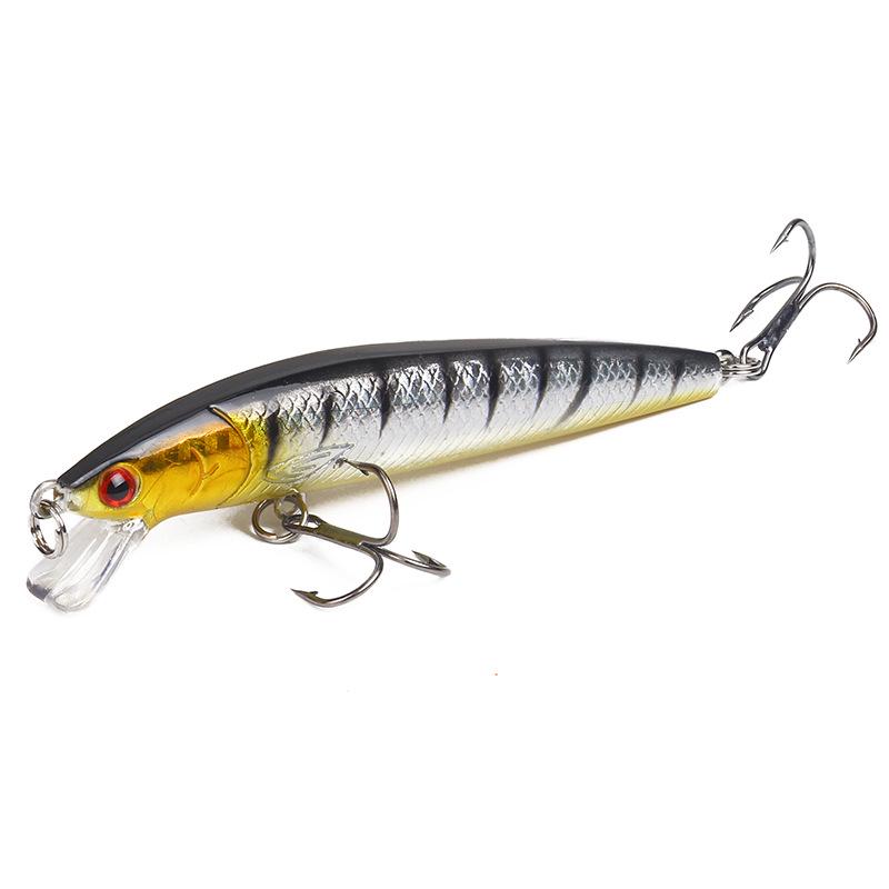 Luya Bait Mino Bait 10cm/9g Floating Water Sound Bead Simulation Bait Hard Bait Bait Fake Bait Fishing Gear Products