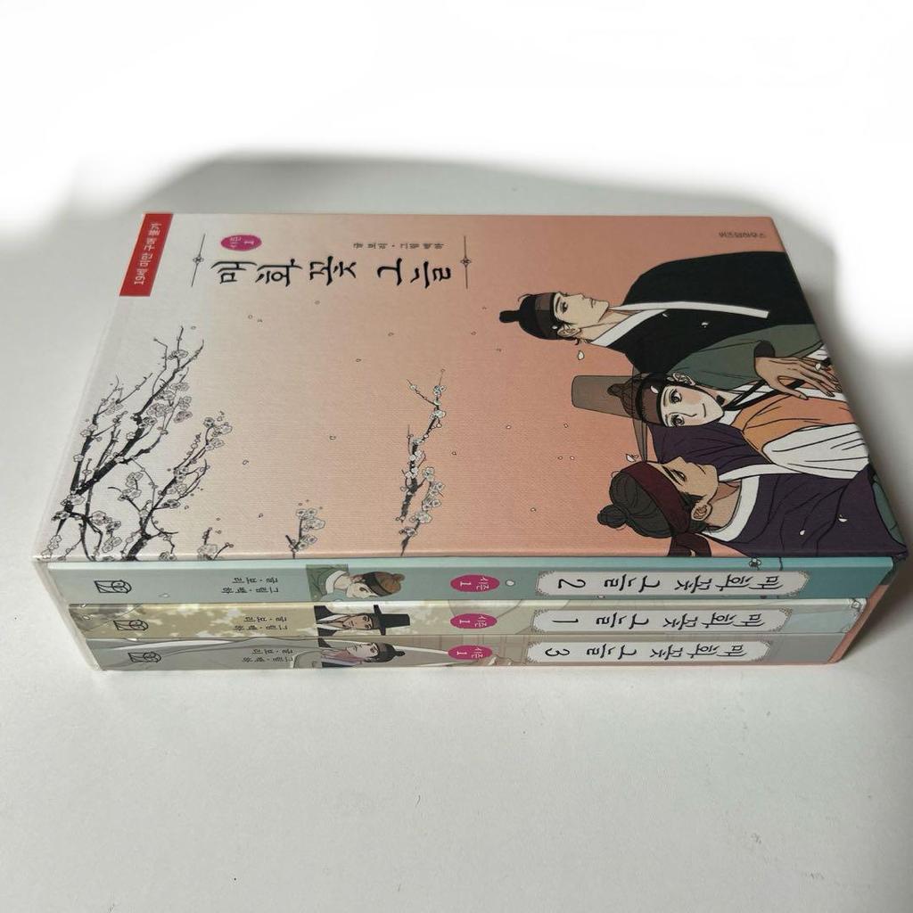 [USED] Korean BL Under the Spring Heralds Manga Comics Volumes 1, 2, and 3