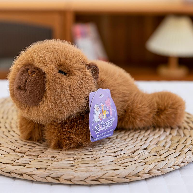 Cartoon Capybara Plush Toys West Highland Dog Home Panda Ornaments Car Fox Ornaments Office Sloth