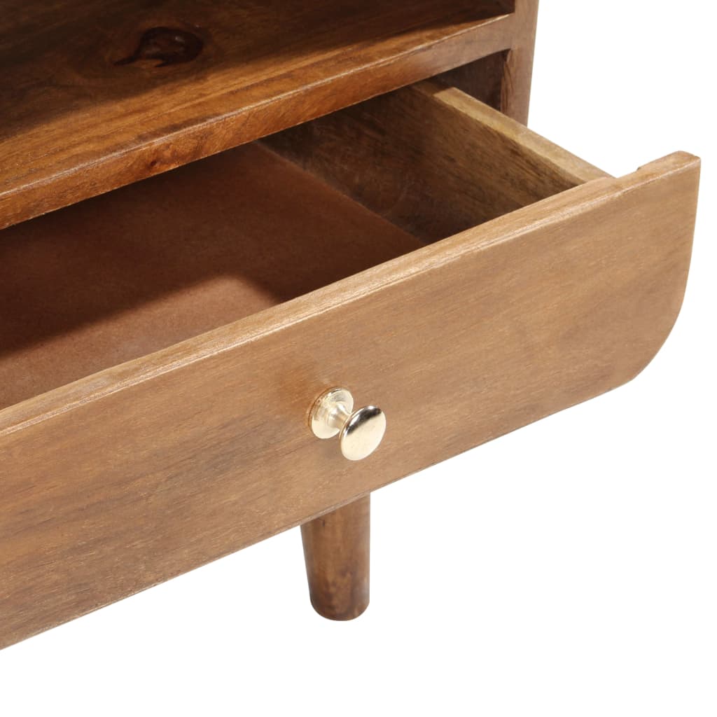 TV Stand 90 X 35 X 47 Cm Solid Mango Wood