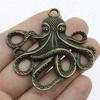 Octopus Seahorse Crab Shrimp Marine Life Charm Antique Bronze Zinc Alloy Jewelry Making Supplies Couple Style