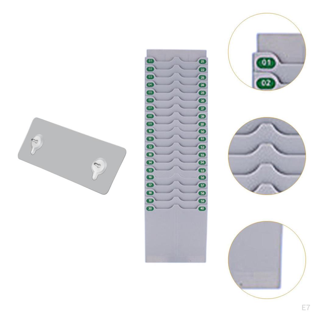 Rozszerzalny Uchwyt na Karty Czasu Rozszerzalny Stojak Wielofunkcyjny Chowany Rejestruj Obecność