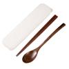 Korean Style Portable Cutlery: Wooden Chopsticks & Spoon Set for Students, Kids, Office Workers, and Travel