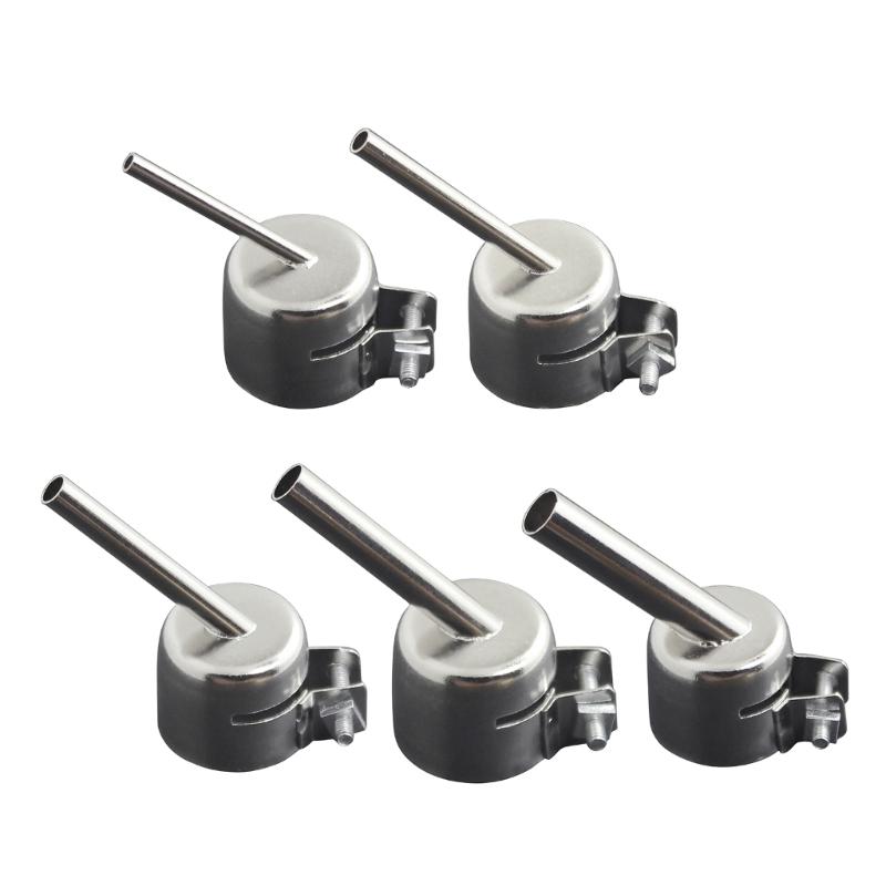 3/4/5/6/8mm Welding Nozzle 45 Degree Curved Angle Welding Nozzle For 850 850A 852 852D 852D+ 950 Hot Air Rework Station
