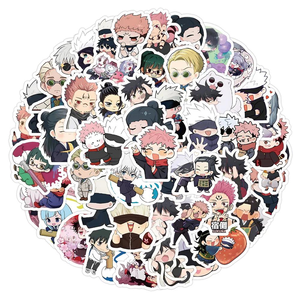 10/30/50/100 Stück Lustige Cartoon Jujutsu Kaisen Aufkleber Anime Decals DIY Auto Laptop Handyhülle Skateboard Wasserdichter Aufkleber Spielzeug