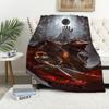 1 pezzo Giappone Anime Berserk Coperta Microfibra Biancheria da Letto Coperta da Campeggio Lusso Soffice Portatile Ufficio Ipoallergenica Flanella