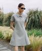 OBER GOLF Easy Slim Polo Dress (Gray)