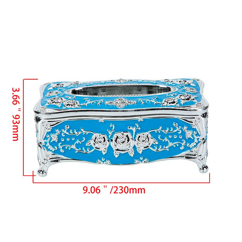Elegant Tissue Box Cover Chic Napkins Case Holder Hotel Home Desktop Organizer