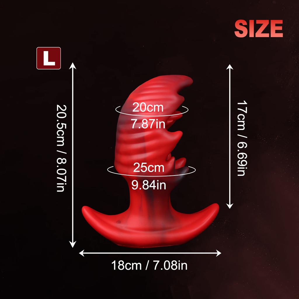 Wearable Huge ButtPlug Large Anal Plug G Spot Prostate Stimulation  Massage Anal Dilator Glitter Adult Sex Toys for Women & Men