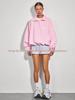 American-Style Autumn & Winter Women's Loose Fit Hip Hop Lapel Half-Zip Hoodie