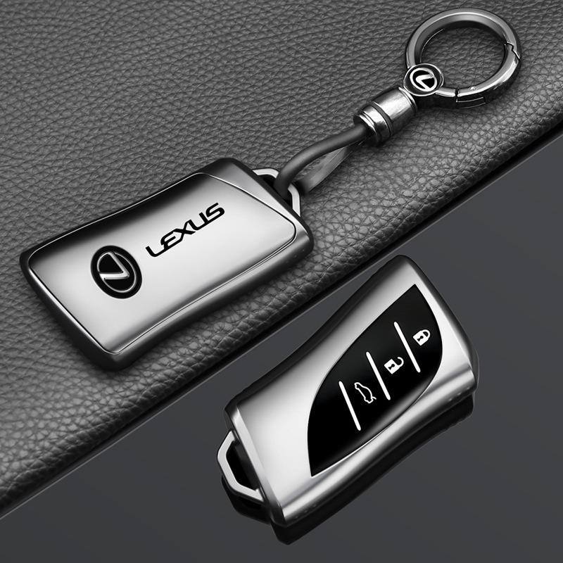 New Car Key Case Cover 3 Button Fob Shell for Lexus UX ES UX200 UX250h ES200 ES300h ES350 US200 US260h Keyring Accessories