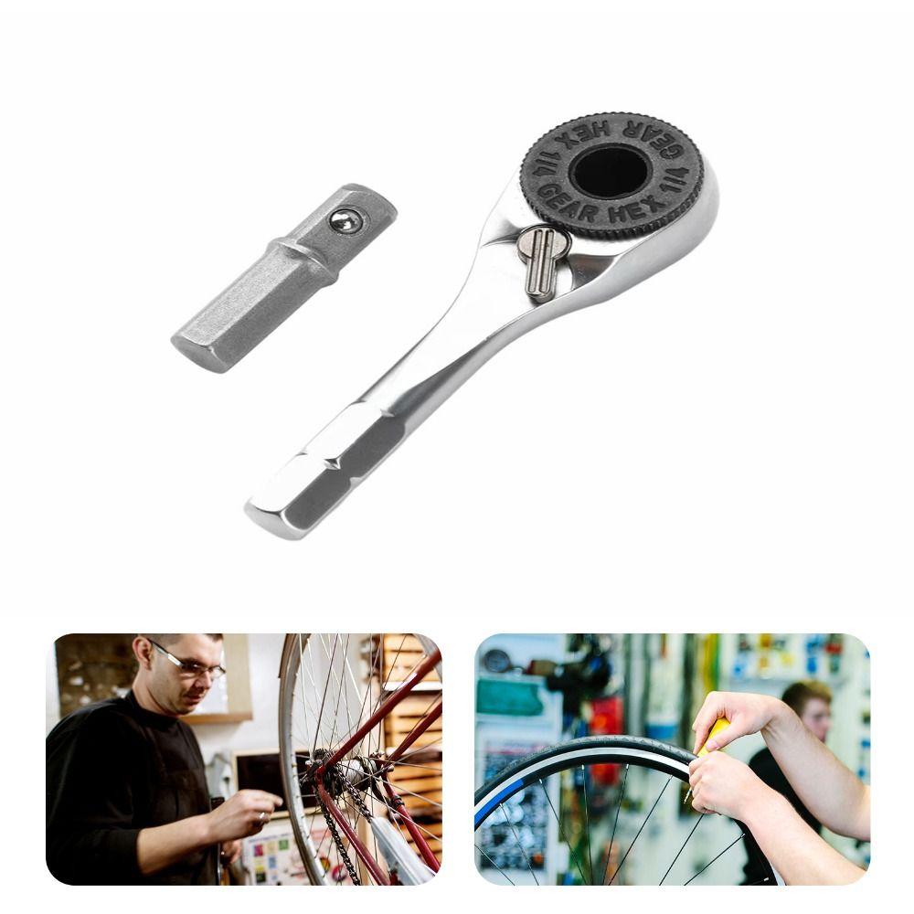 6.35mm Quick Socket Spanner Mini Hexagonal Ratchet Wrench Manual Torque Wrench  Car Repair