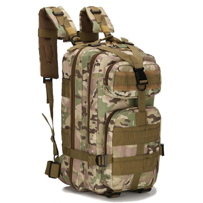 Large Capacity Outdoor Military Tactical Army Camping Hiking Backpack Rucksack With Padded Adjustable Straps
