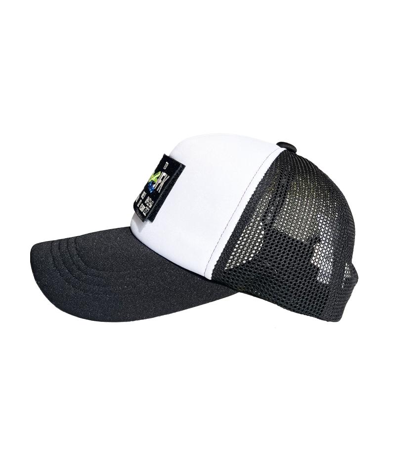 Gesison Velcro Trucker Mesh Cap_White