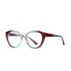 Leopard Frame Round Presbyopic Glasses Women Fashion TR90 Farsightedness Spectacles 0 To +6 0