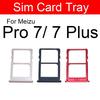 SIM-Karten-Slot-Fach-Halter für Meizu 15 16X M15 U10 U20 Pro 5 Pro 6 7 M6 M6T M6s SIM-Karten-Slot-Adapter Ersatz