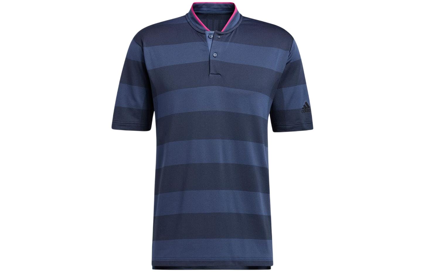 Adidas Polo Shirts Men s Blue Polo Collar Moderate Straight Fit GL4639 XL