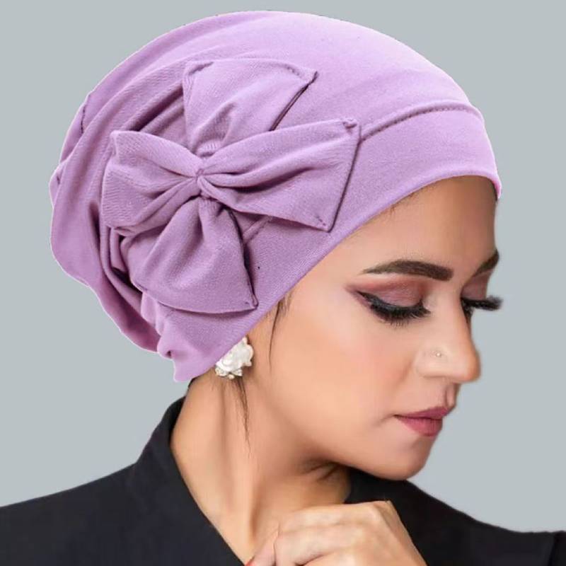 Headscarf Cap With Bow For Women Summer Winter Autumn Fashion Gift