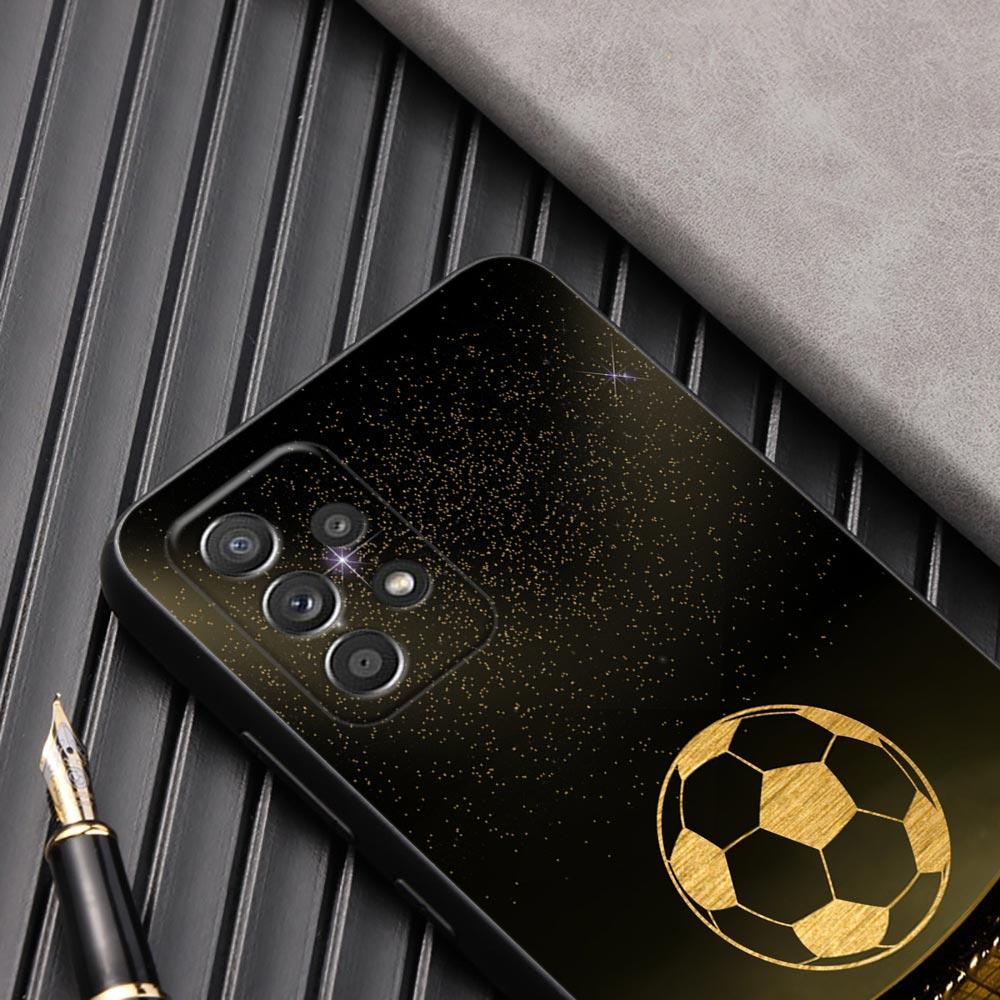 Football Soccer Ball Fire Un Rayo Phone Case For Samsung Galaxy A57 A56 A37 A55 A36 5G A26 A54 A52 A35 A34 A17 A16 A07 A06 Cover