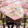 1PC Little Twin Stars Umbrella-8-Rib Reinforced, Automatic Open, Lightweight & Durable, Cute Fashion Accessory for Outdoor-P2685