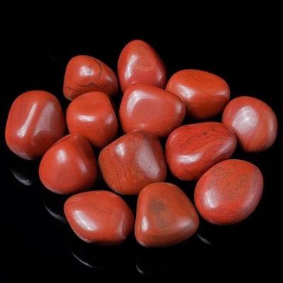 Red Jasper Moonstone Tumbled Stones Ρέικι Τσάκρα Θεραπευτικά Διακοσμητικά Βότσαλα, Γεμιστικά Βάζου Πέτρα αναρρόφησης για κοσμήματα Σετ δώρου 13 τεμαχίων
