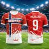 Explosions Kroatië NR.10 Voetbal Sneldrogend T-shirt Alle Maten Korte Mouw Ronde Hals Voetballer Fans Trainingsshirt