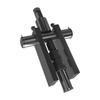 Jeu de 10 extracteurs de roulements avec mandrins de 8-25 mm pour moto, voiture, roulements aveugles industriels, outils revêtus antirouille