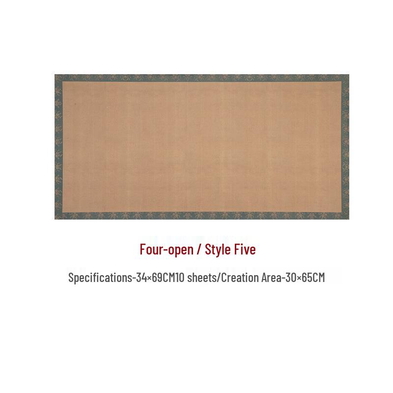 Retro Xuan Paper Semi-ripe Calligraphy Notebook for National Exhibition Submissions