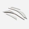 For Mazda CX5 CX-5 KF 2017 2018    ABS Front Headlight Lamp Eyelid Cover Strips Rear Light Eyebrow Trims Car Sticker