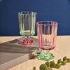 225ml Colourful Tall Glasses Vintage Home Party Party Cocktail Beer Juice Mug Summer Restaurant Ice Cream Drinking Water Cups