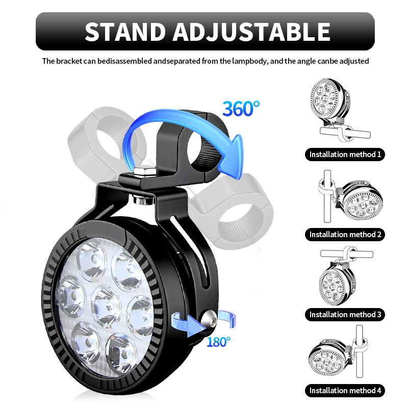 1Set LED Auxiliary Spotlight For BMW K1600GT K1600GTL K1600 GT K1600 GTL K 1600 GT K 1600 GTL Headlamp Flash Moto Fog Lamp 100W