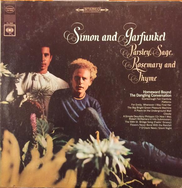 

LP Record SIMON GARFUNKEL Parsley Sage Rosemary And Thyme CS9363 COLUMBIA 1970 US Rock Used