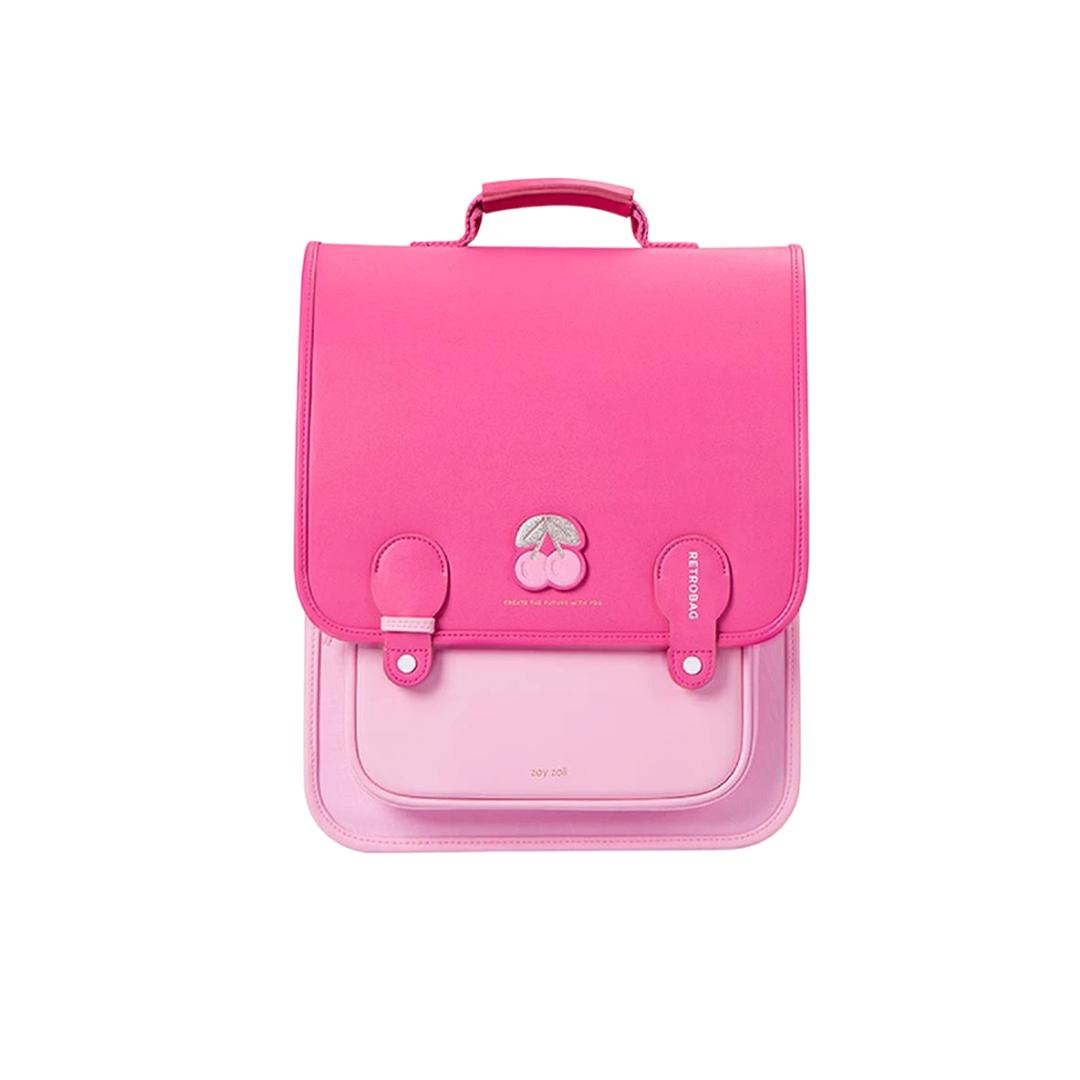 

Zoy Zoii Backpack, Suitable for Grade 1-3, Retro Style, Comfortable and Breathable Backpack, Pink рожевий