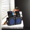 F30 Dual Solar Bluetooth Speaker: Portable Outdoor Wireless Speaker with Radio & Stand