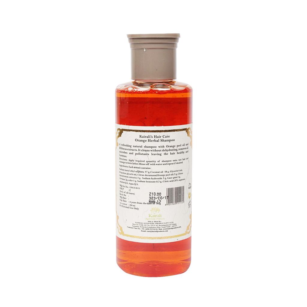 Shampoo with Orange Flower (200 Ml), Orange Blossom Herbal Shampoo, Kairali