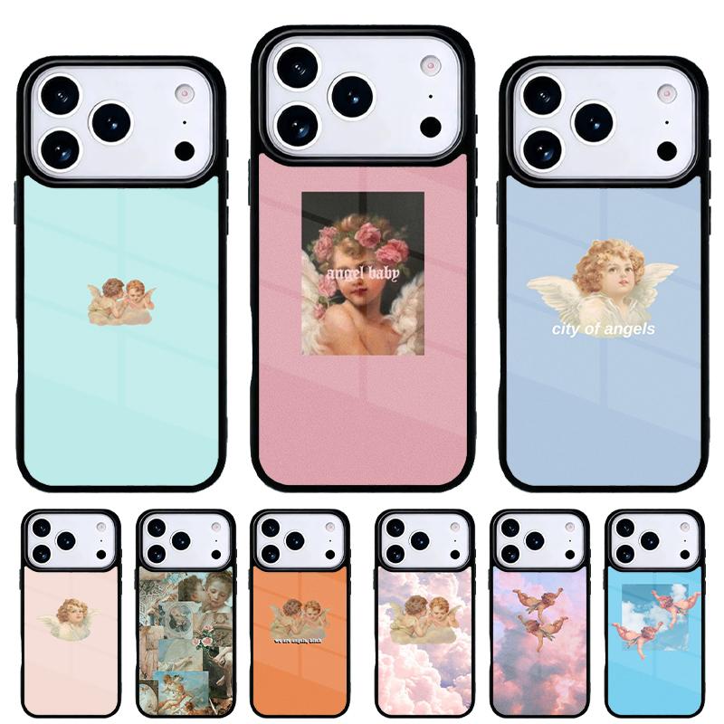 Baby Angels Phone Case for iPhone 17 16 15 14 13 Pro Max Back Cover for 12 11 Pro Coque