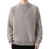 ROMON Men's Fleece-Lined Thermal Knit Crewneck Sweater