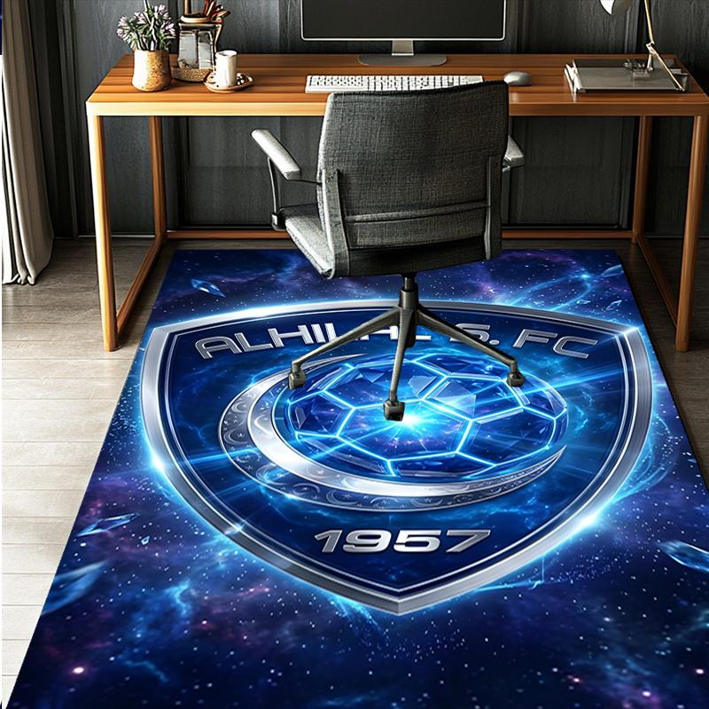 football club F.C Pattern Rug, Indoor/Outdoor Mat, for Picnic, Gameroom, Bedroom, Office, Living Room, Home Decor Carpet, Birthday Gift