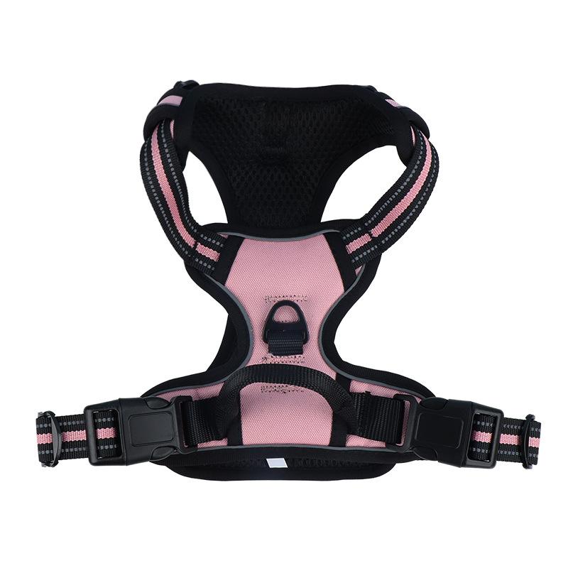 Pet Chest Back Explosion Proof Tank Top Reflective Dog Chest Back Large Dog Chest Back Traction Rope Set