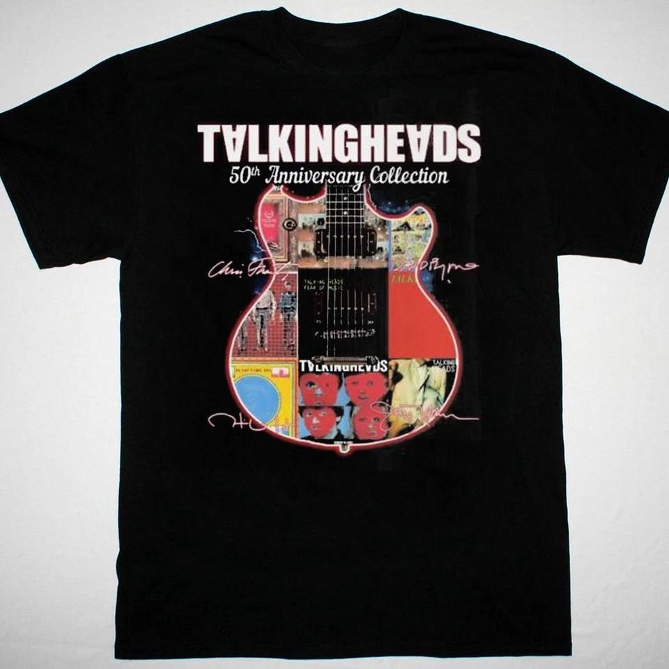 HOT NEW Talking Heads anniversary black T-shirt Unisex