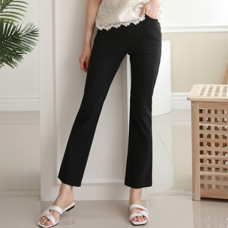 Shop   Women S Cool 9 10 Bootcut Stretch waiSt pantS Black Se.w Wpt 3401 Black Z
