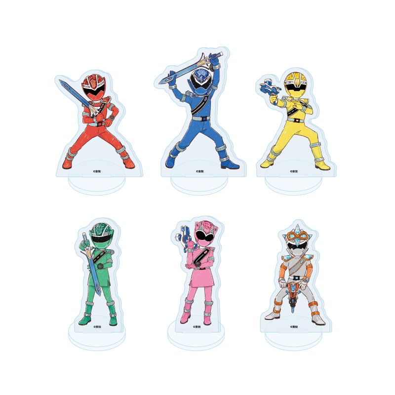 Машин Сентай Кирамейджер 01 [Иллюстрация Graff Art] Акриловый Мини-Подставка Полный Набор (Коробка из 6 шт.)