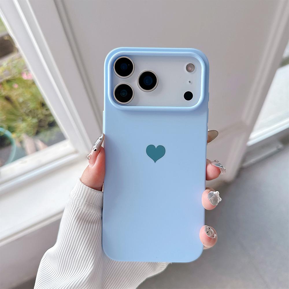 Girl Lovely Love Candy Color Case For iPhone 17 Air 16 15 14 13 Pro Max Plus 16e Matte Silicone Soft Ultra Thin Cover TPU Shell