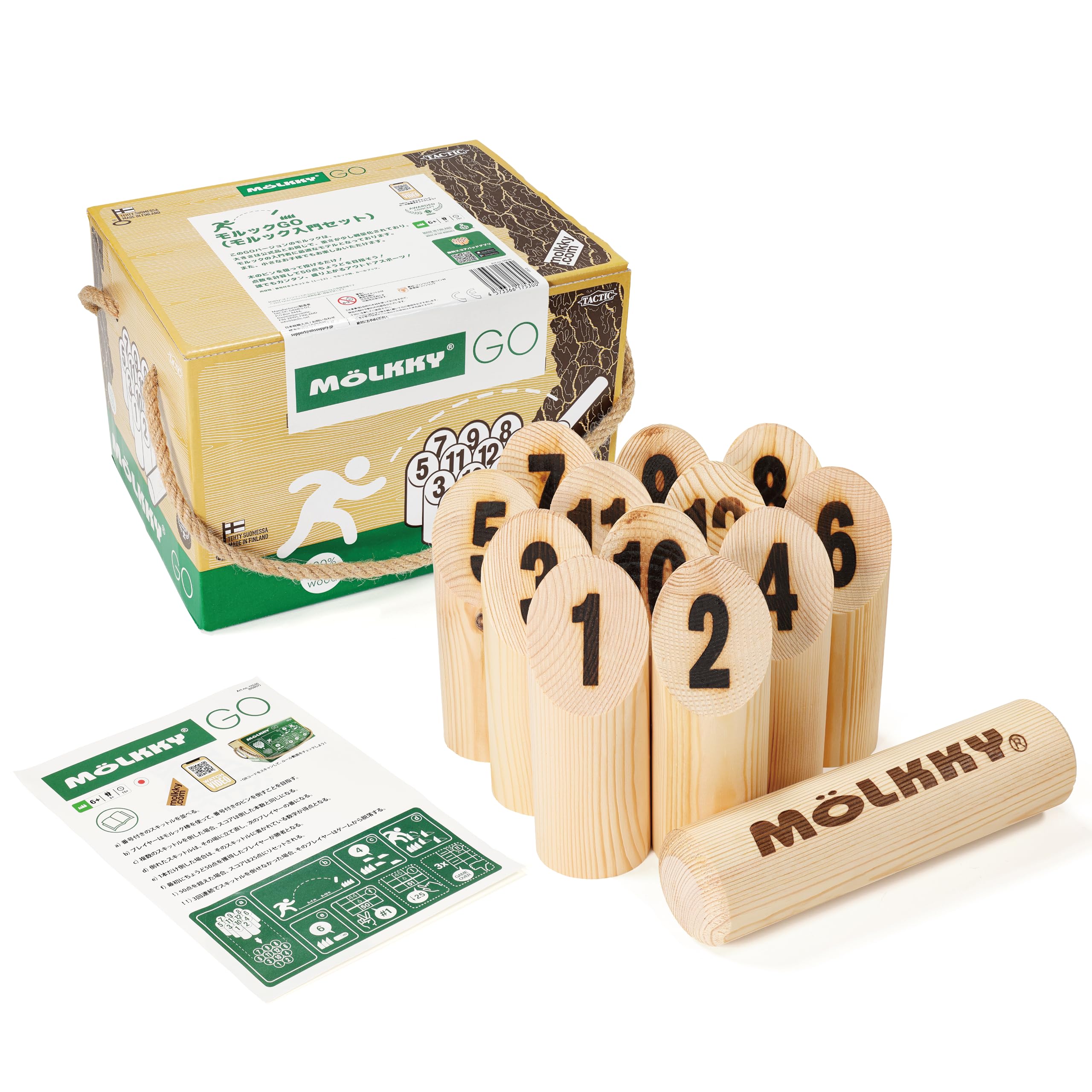 

Tactic Mölkky GO Entry Model Official Japan Outdoor Play Tournament Sports Popular