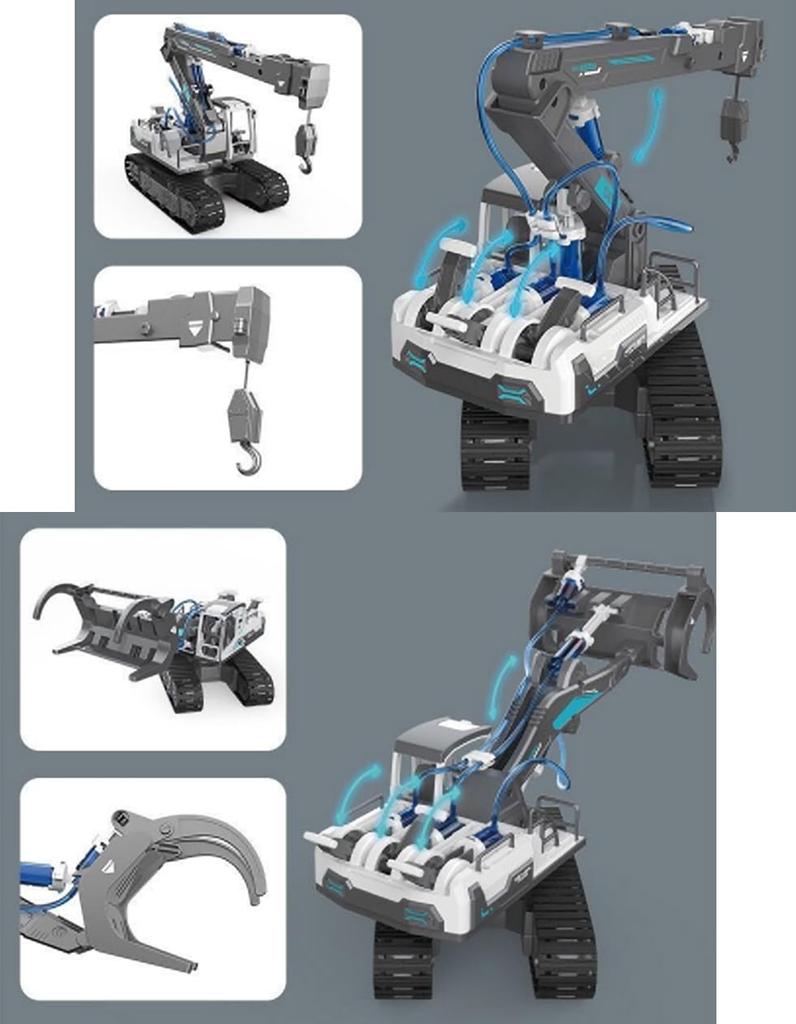 Little Swallow Plastic Model Heavy Machinery Construction Machinery Model Collection Miniature Toy Control Kit for Adults Easy Movement Construction