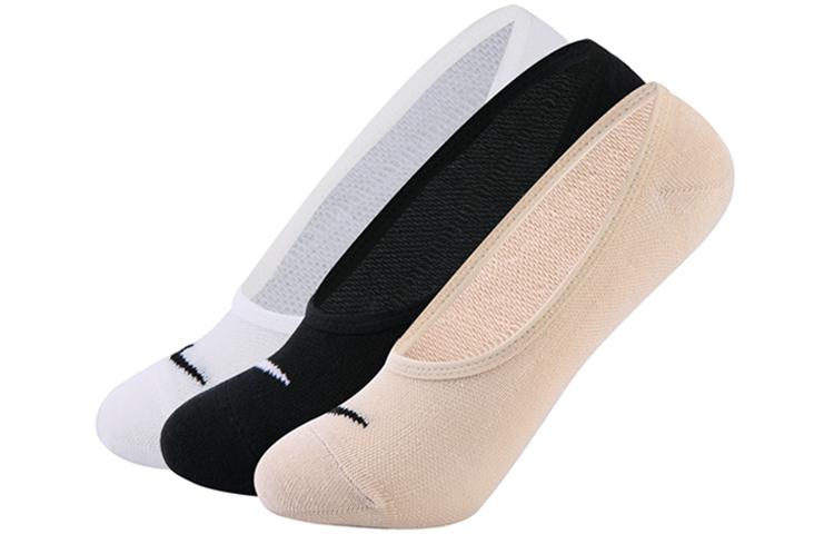 Nike No Show Socks Women s Black White Gray SX4863-900 S